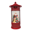 Magical Santa WaterGlobe Vintage Mailbox