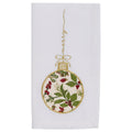 Peace and Merry Embroidered Napkin