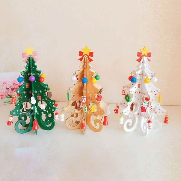 DIY Stereo Wooden Christmas Tree - Christmas Decoration Ornaments