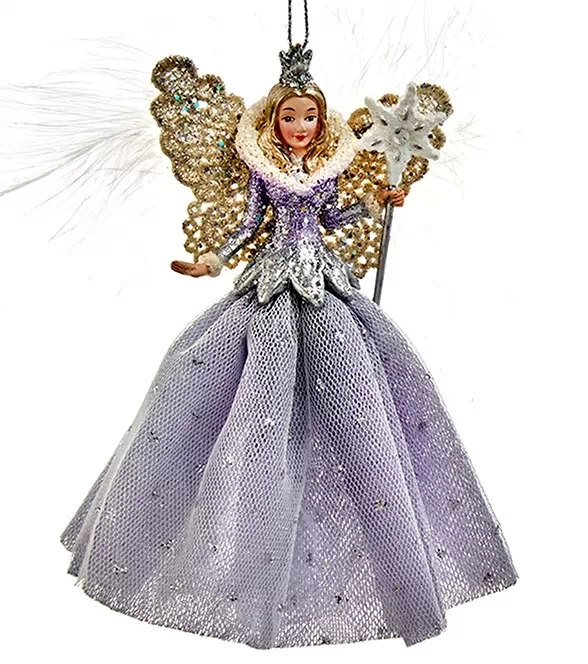 Lavender Snow Queen Ornament -