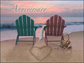 Anniversary Card - Adirondack Chairs