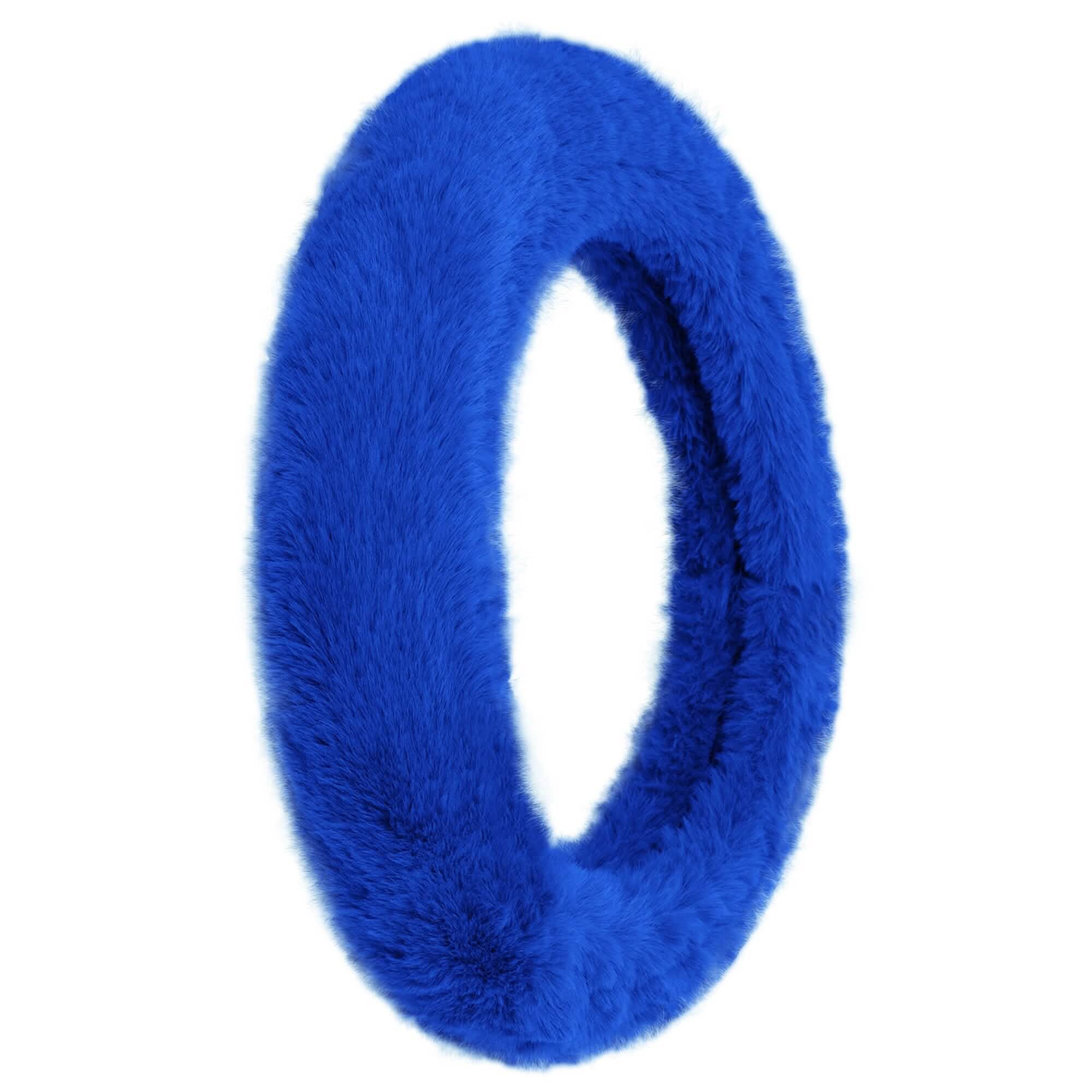 Doe16 Faux Rabbit Fur Steering Wheel Cover