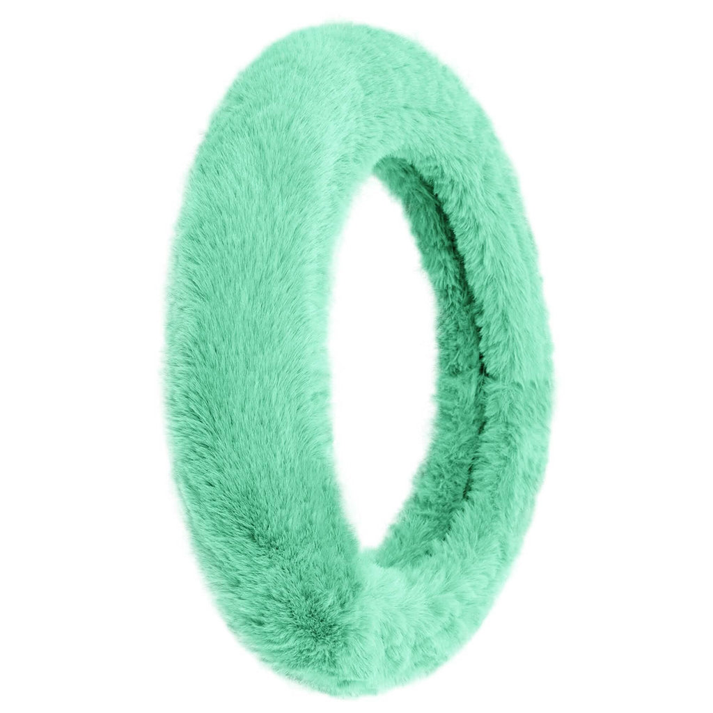 Doe16 Faux Rabbit Fur Steering Wheel Cover