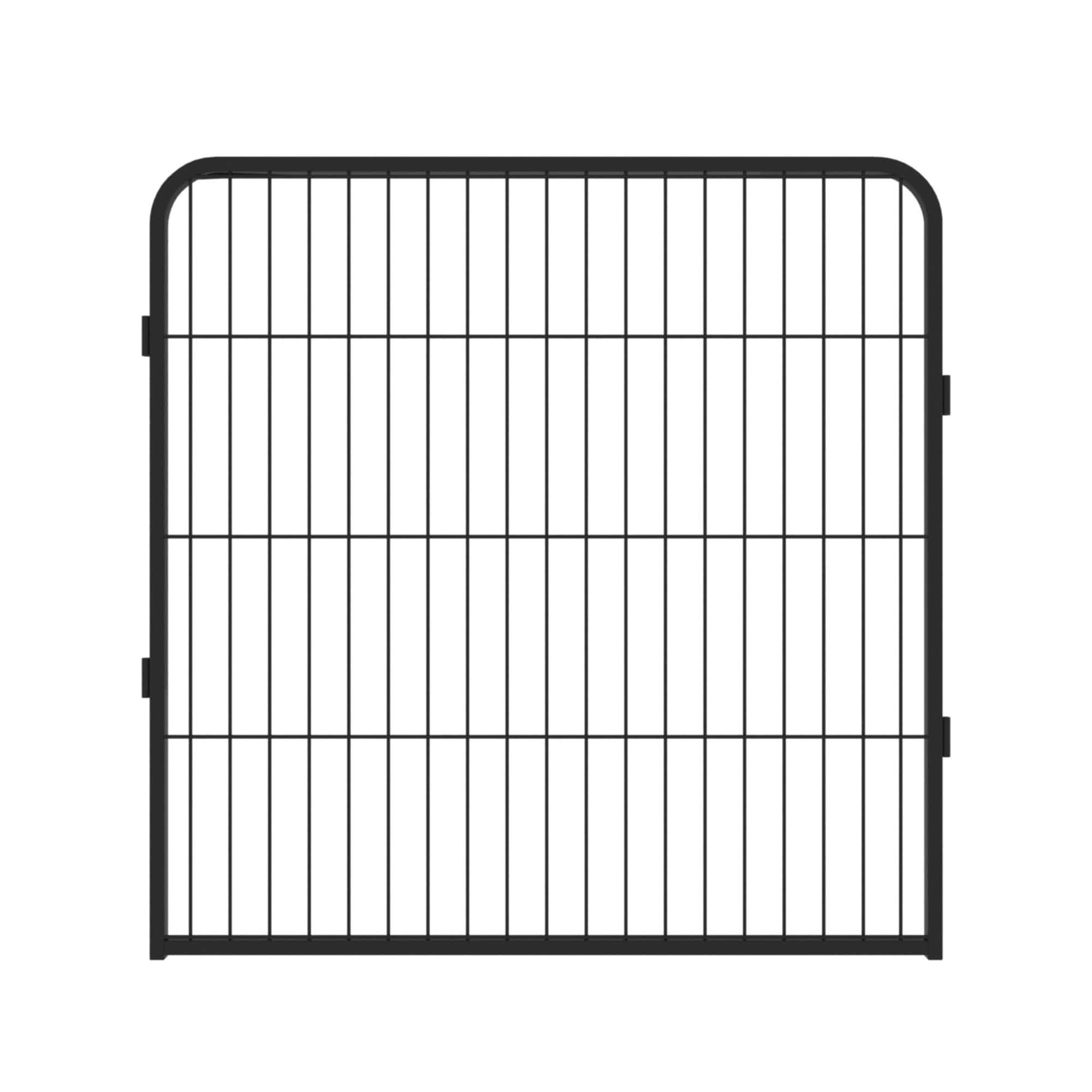 Dog Fence and Pet Playpen, Heavy Duty Foldable Metal 8 Panels Dog Pen 31.5" Height