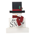 Snowman Block Decor -