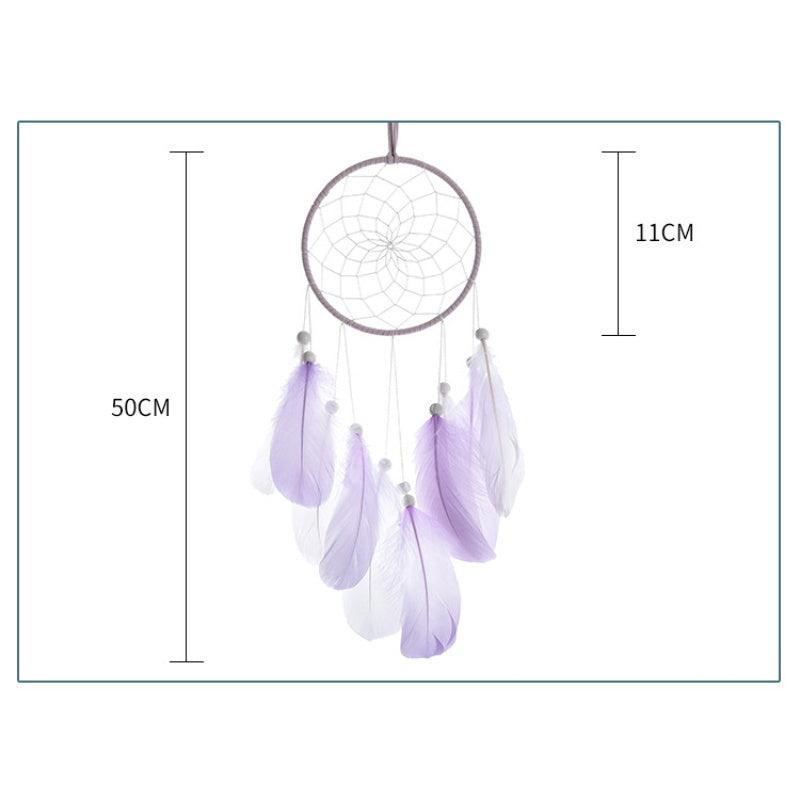 Dream Catcher Led Handmade Dream-catcher Traditional Feather Hanging Home Wall Decoration  Night Dream Catchers  Decor Ornament Wall Hanging Wind Chimes For Home Room Decoration