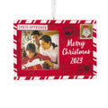 Holiday Postcard 2023 Photo Frame Ornament