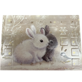 Snuggly Bunnies Miniature Advent Calendar Card