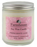 Sweet Grass Farm 6.5 Ounce Soy Candle - White Lilac