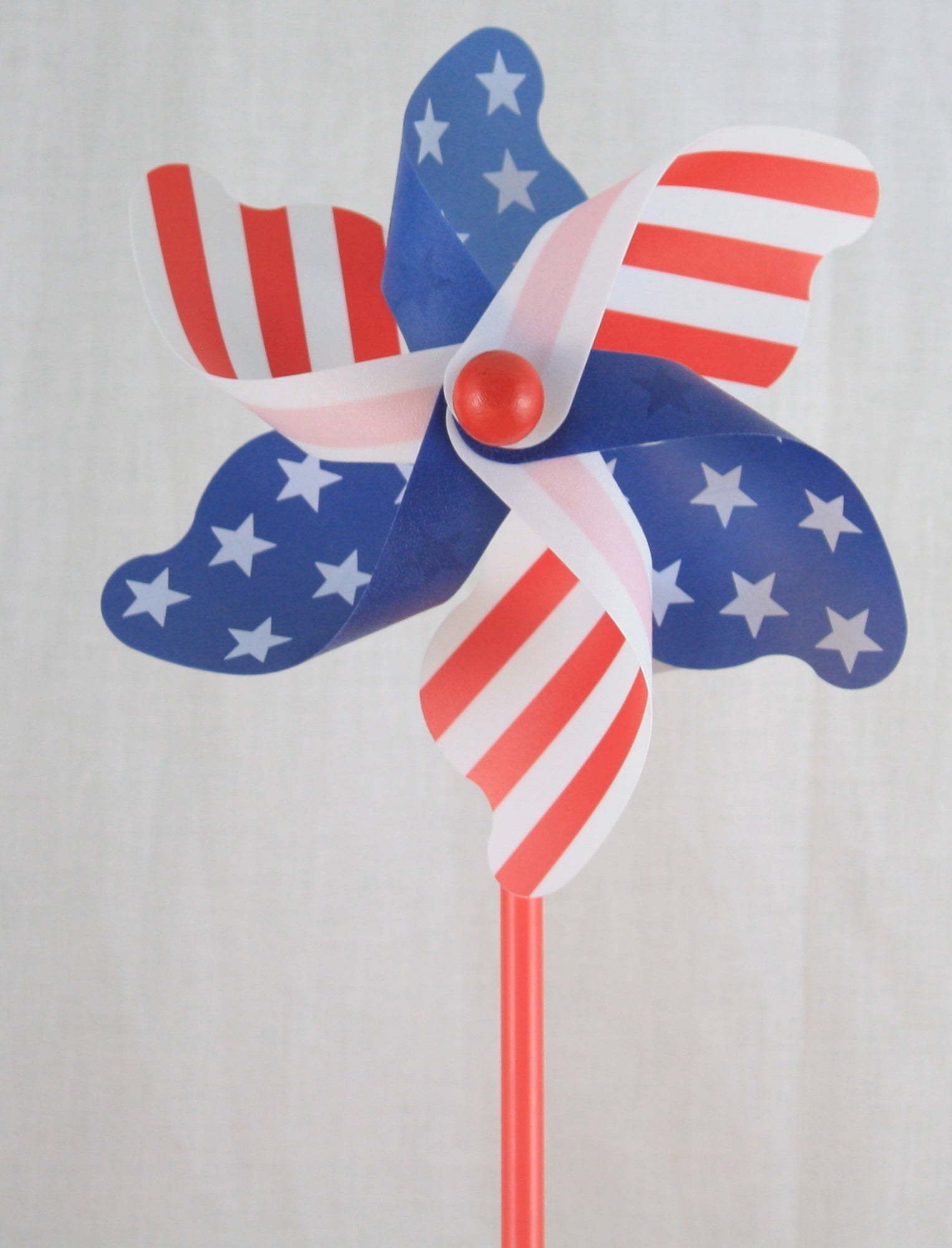 PVC Pinwheel - Blue Gingham