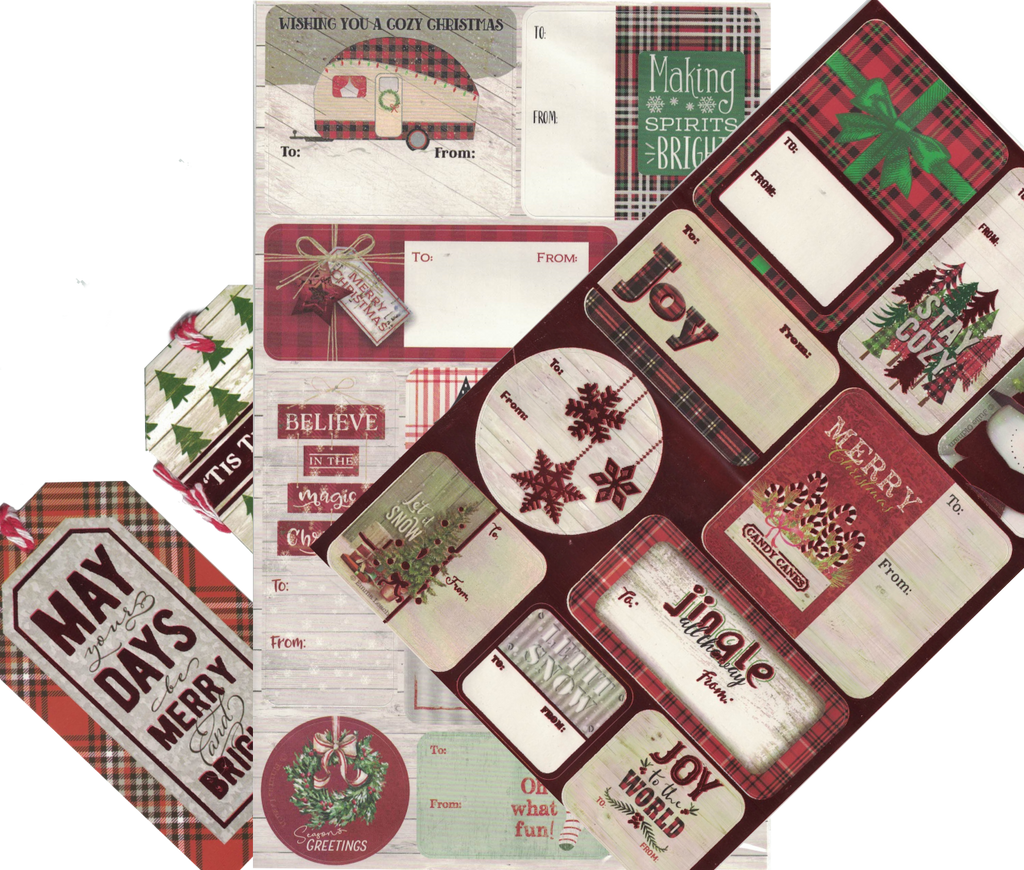 Multi Pack Gift Tags - Country Style
