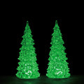 7 Inch Crystal Color changing Trees - Set of 2