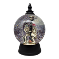 Spooky Love Skeleton Lighted Snow Globe