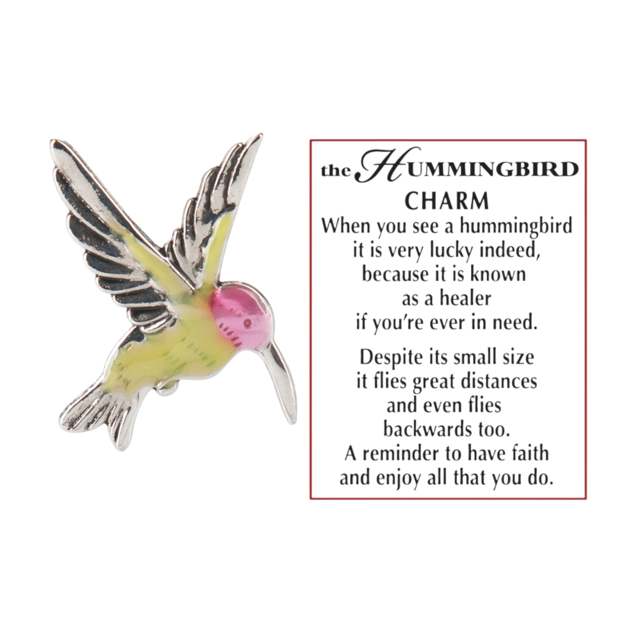 Hummingbird Pocket Charm