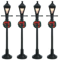 Village Gas Lantern Street Lamp - Set of 4