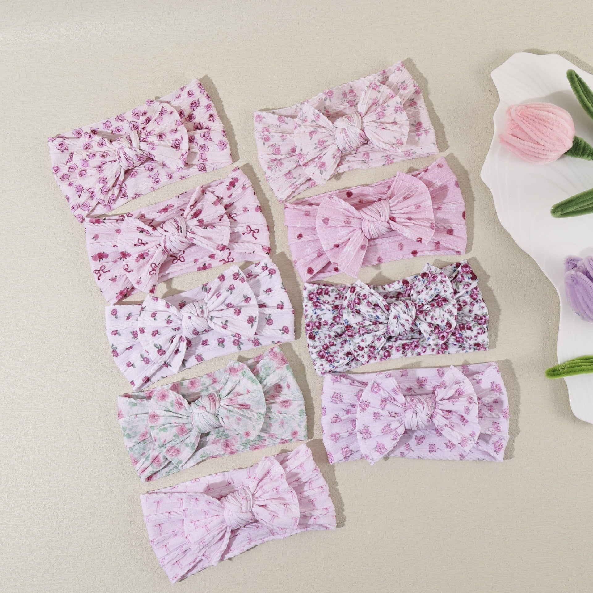 Baby Digital Print Bow Headband
