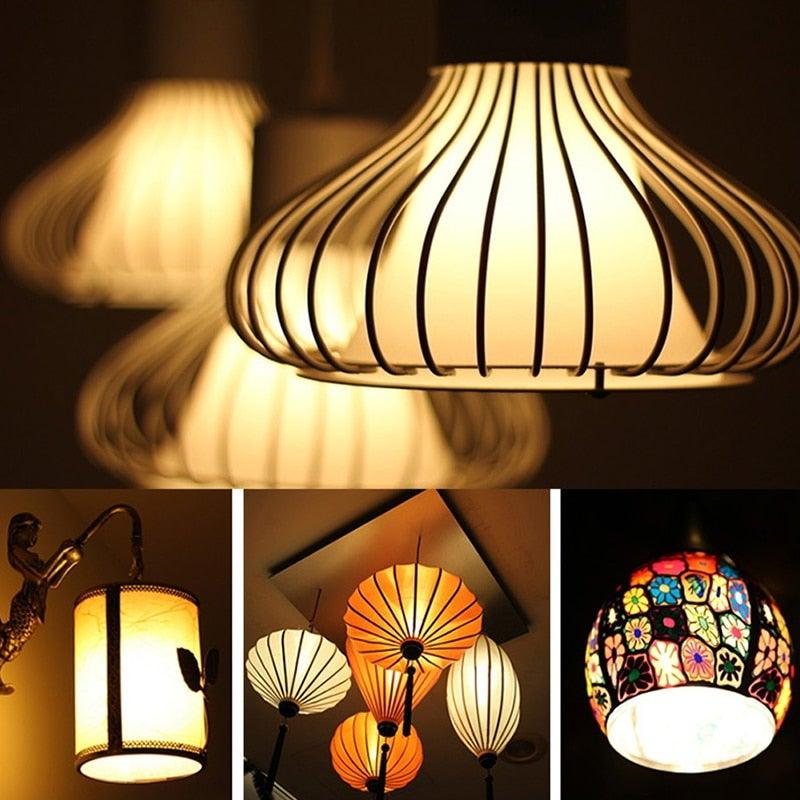 E27 Retro Edison Bulb AC 220V 110V 40W Dimmable Vintage Edison Light bulb ST64 G80 G95 T225 T300 Incandescent Lamp Edison Lamp Bravelight Antique Vintage Light Bulbs, T64 40W 2700K Warm Dimmable, Squirrel Cage Filament Edison Light Bulb for Table Lamp