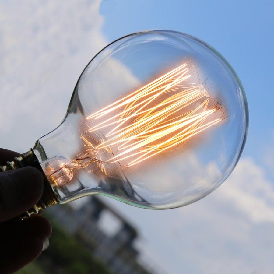 E27 Retro Edison Bulb AC 220V 110V 40W Dimmable Vintage Edison Light bulb ST64 G80 G95 T225 T300 Incandescent Lamp Edison Lamp Bravelight Antique Vintage Light Bulbs, T64 40W 2700K Warm Dimmable, Squirrel Cage Filament Edison Light Bulb for Table Lamp