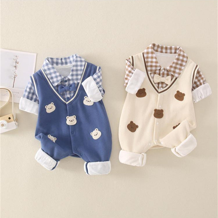 Springautumn Cartoon Double-layer One-piece Outfit Outdoor Wear