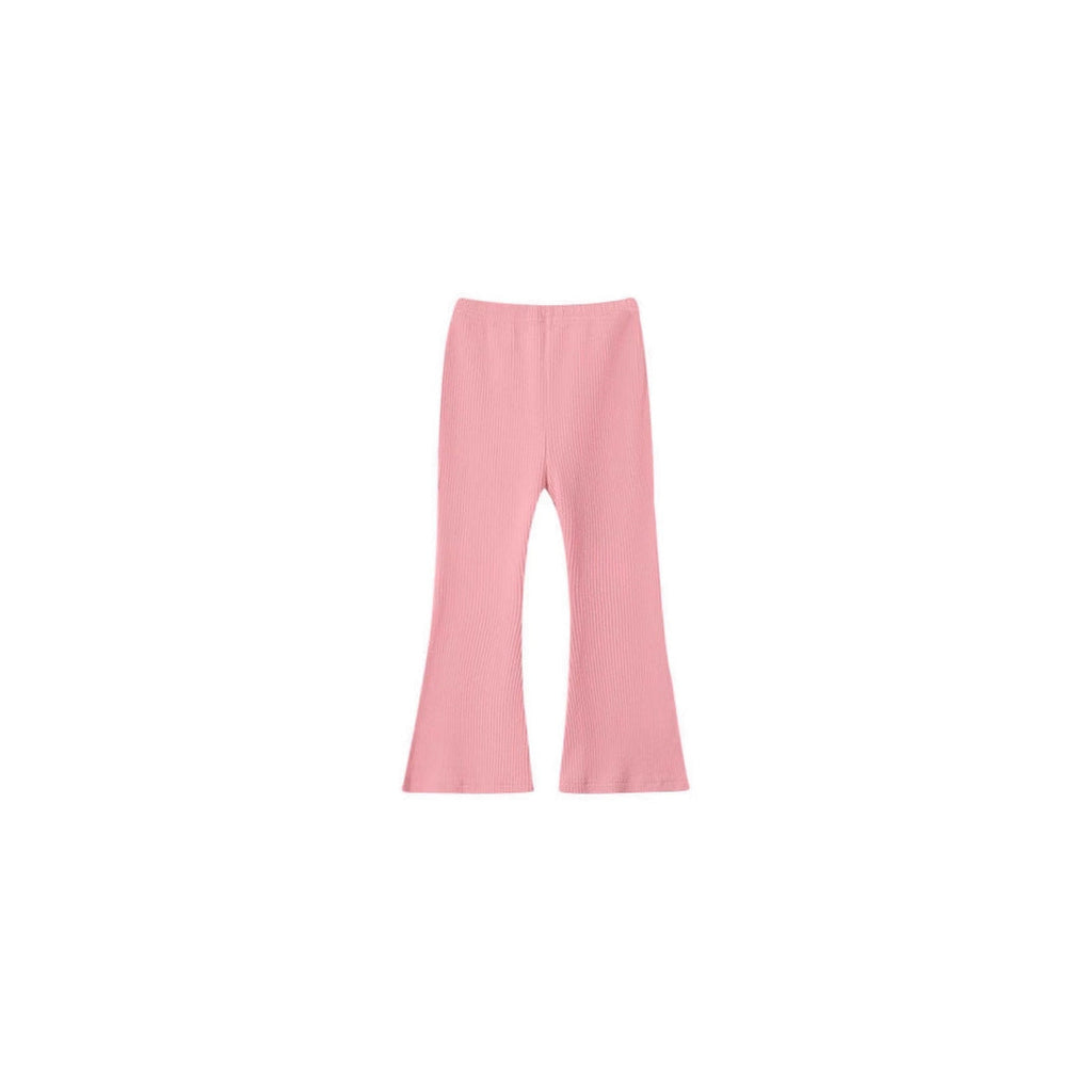 Versatile Casual And Stylish Solid-color Leggings For Little Girls