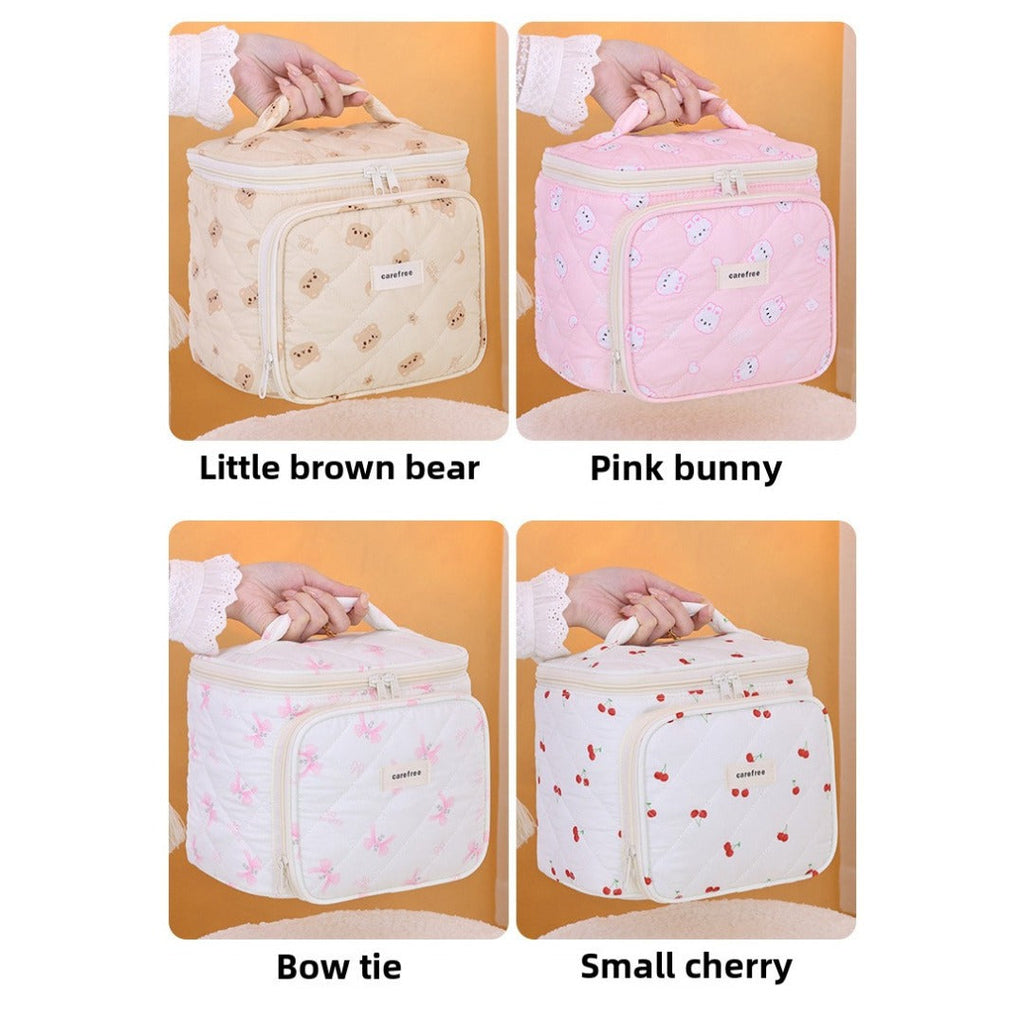 Multifunctional cosmetic bag, partition storage cosmetic bag, storage bag, travel portable toilet bag, makeup bag with compartments,