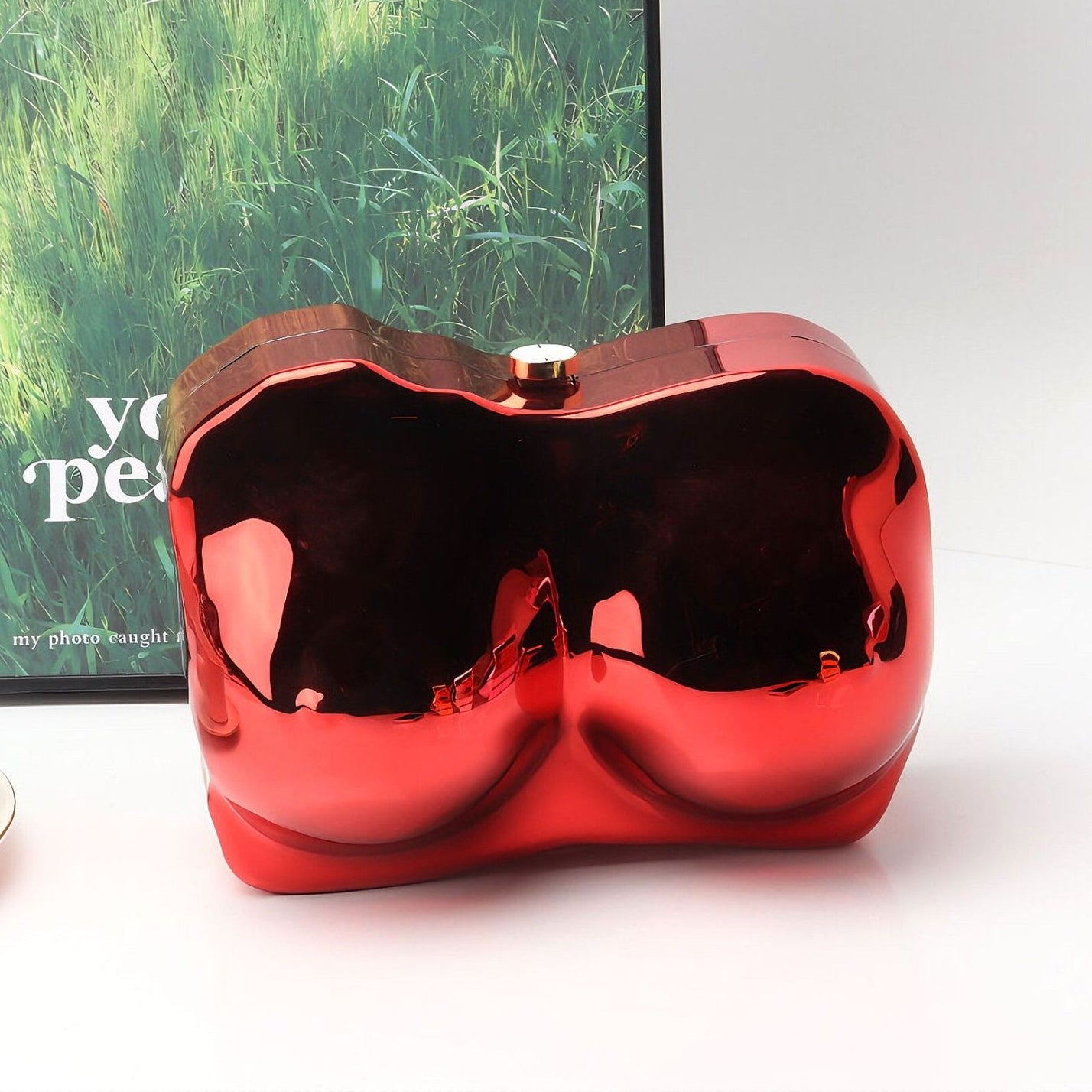 Elegant Irregular Acrylic Shaped Bag – Stylish evening Clutch Purse Perfect for Parties