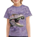 Summer Dinosaur Full Print Boy's T-shirt
