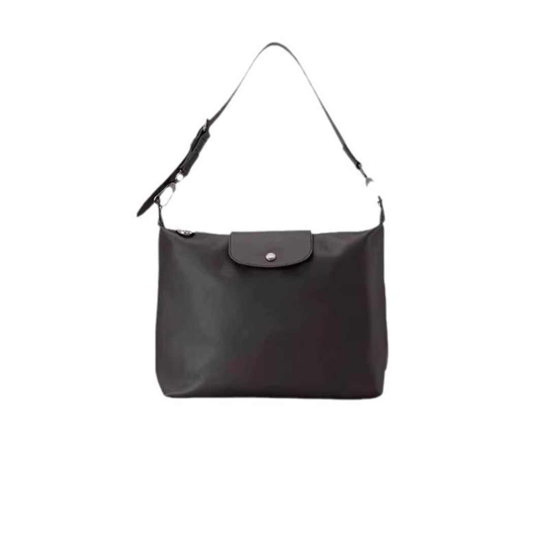 Hobo shoulder bag, boho grey women's bag, Crossbody shoulder bag, large capacity versatile women's hobo bag
