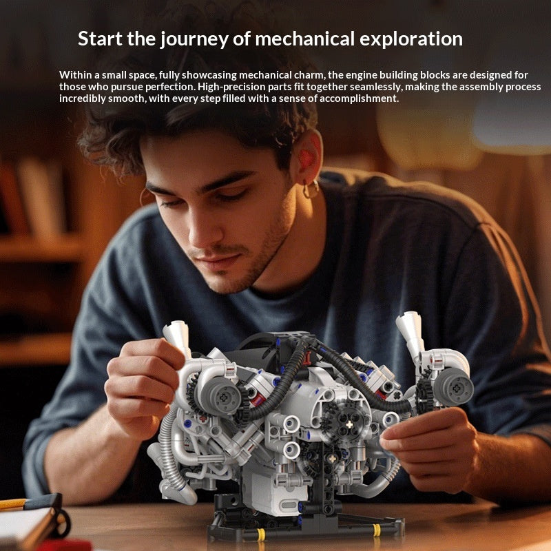 Bat Engine Model Building Block Toy