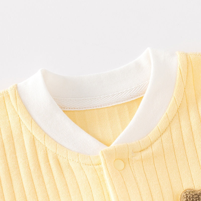 Infant Clothing Class A Pure Cotton Seamless Onesie Baby Pajamas Winter Underwear Crawling Suit