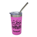 Vermont Green Mountains Stainless Steel 2oz Shooter - Pink