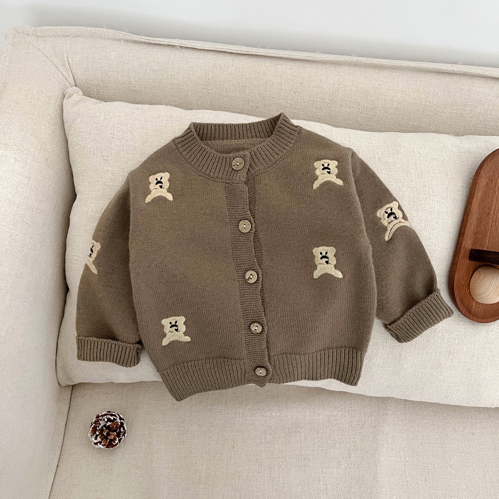 Autumn Fashion Knitted Cardigan Cute Kids Coat