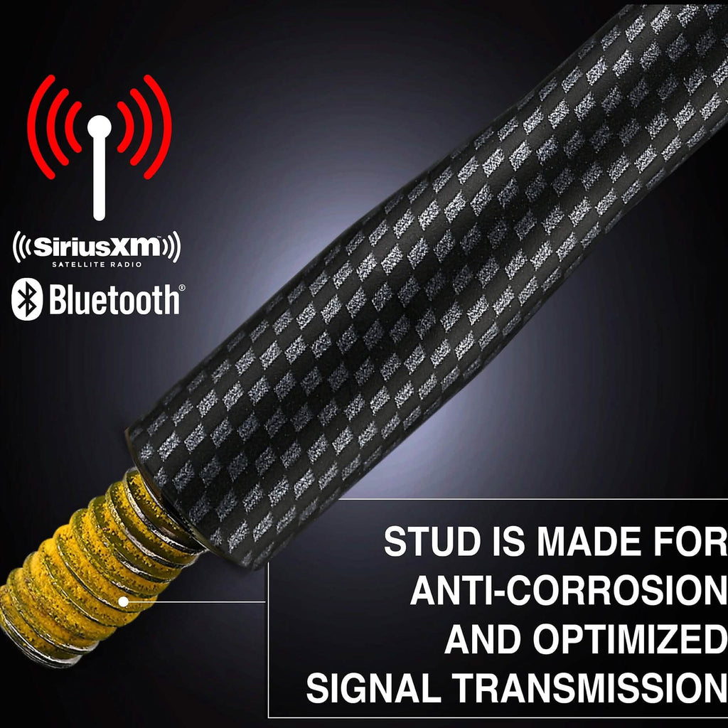 EcoAuto Antenna fits Ford F150 F250 F350 Super Duty, Bronco, Raptor & Dodge RAM Truck Short Antenna