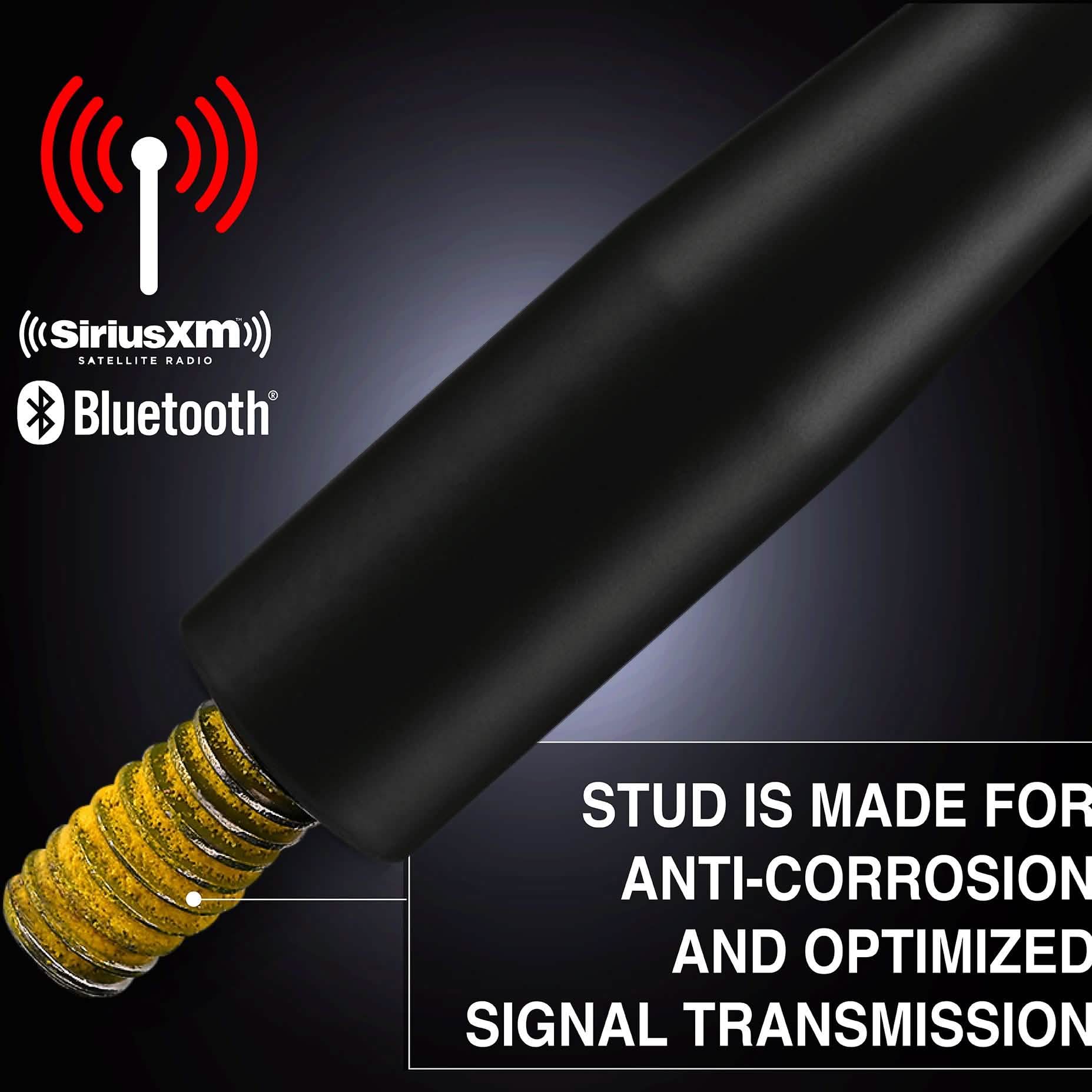 EcoAuto Antenna fits Ford F150 F250 F350 Super Duty, Bronco, Raptor & Dodge RAM Truck Short Antenna