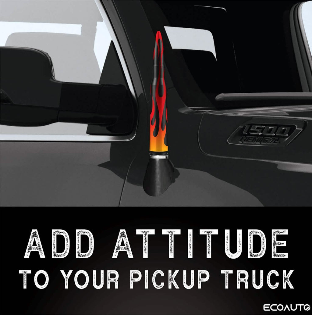 EcoAuto Badass Bullet Antenna Replacement Fits All Chevy & GMC Truck