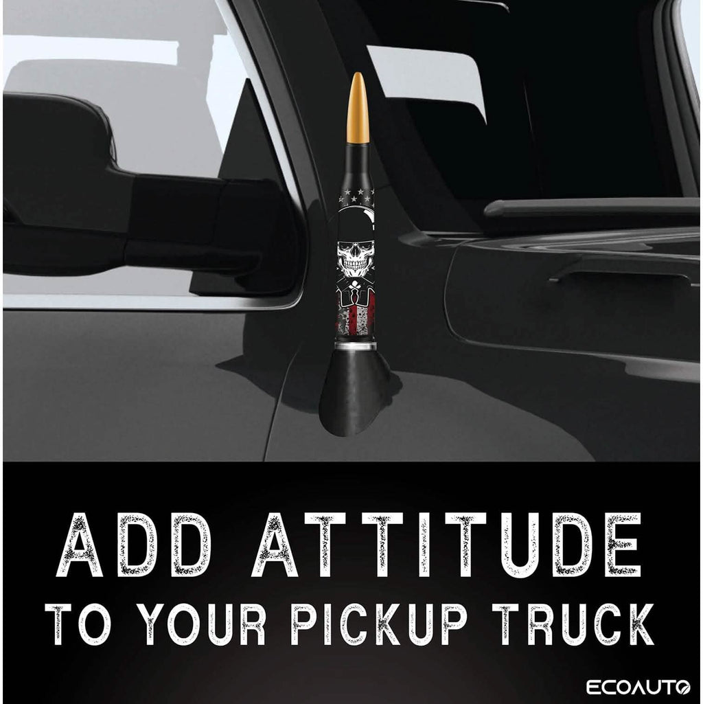 EcoAuto Badass Bullet Antenna Replacement Fits All Chevy & GMC Truck