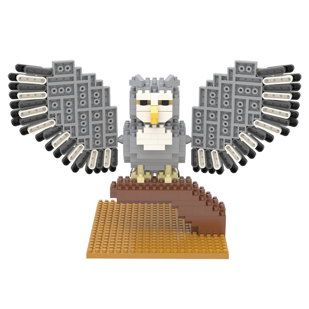 Mini Building Blocks - Great Horned Owl