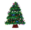 Garland Tinsel Christmas Tree Wall Hanging - 14 Inch