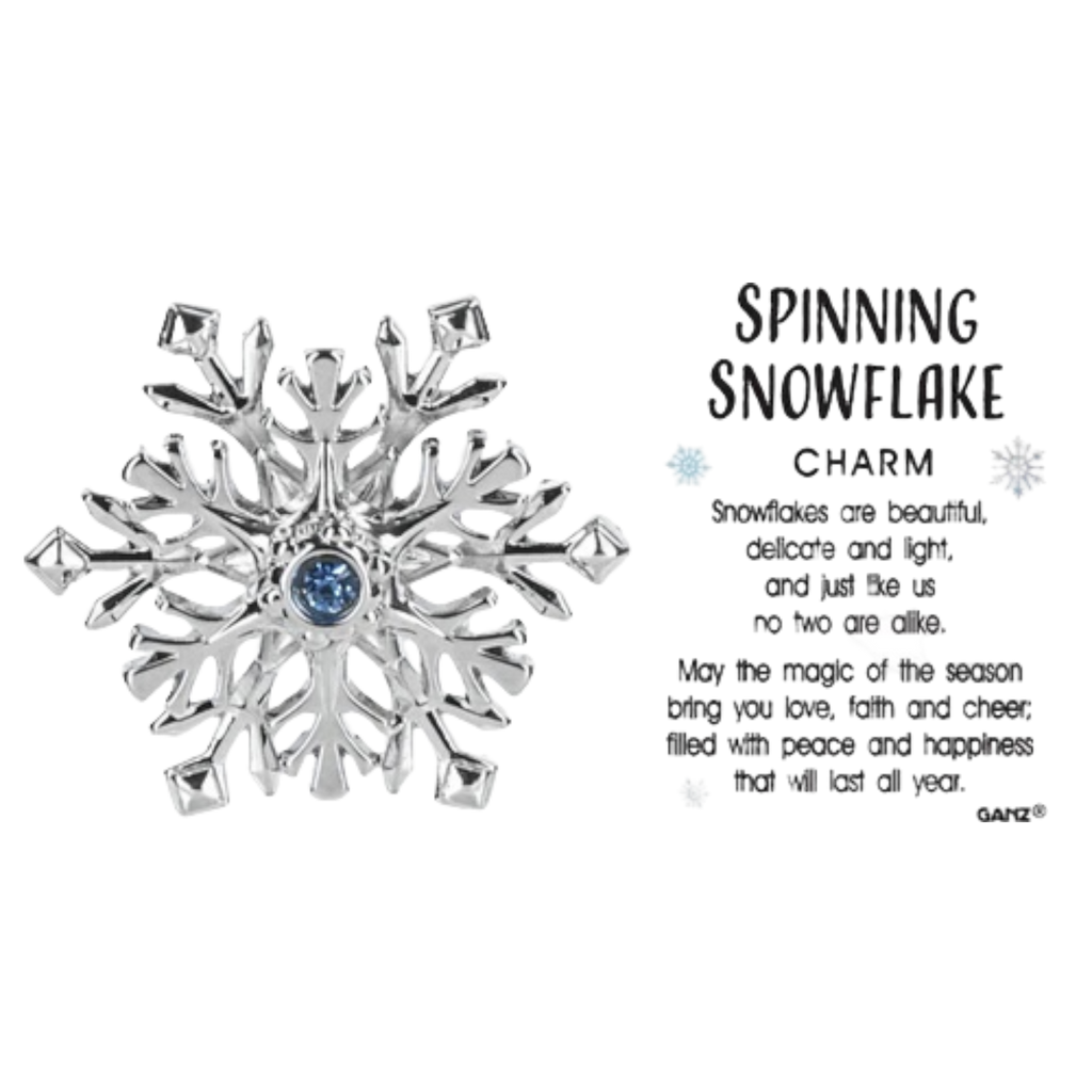 Spinning Snowflake - Pocket Charm