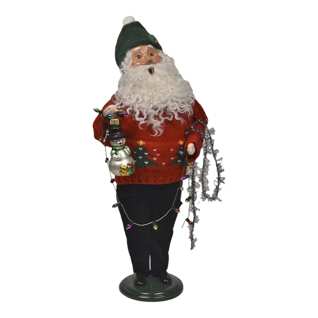 Decorating Santa