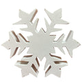 Resin Holiday Snowflake Shelf Sitter - Solid Center
