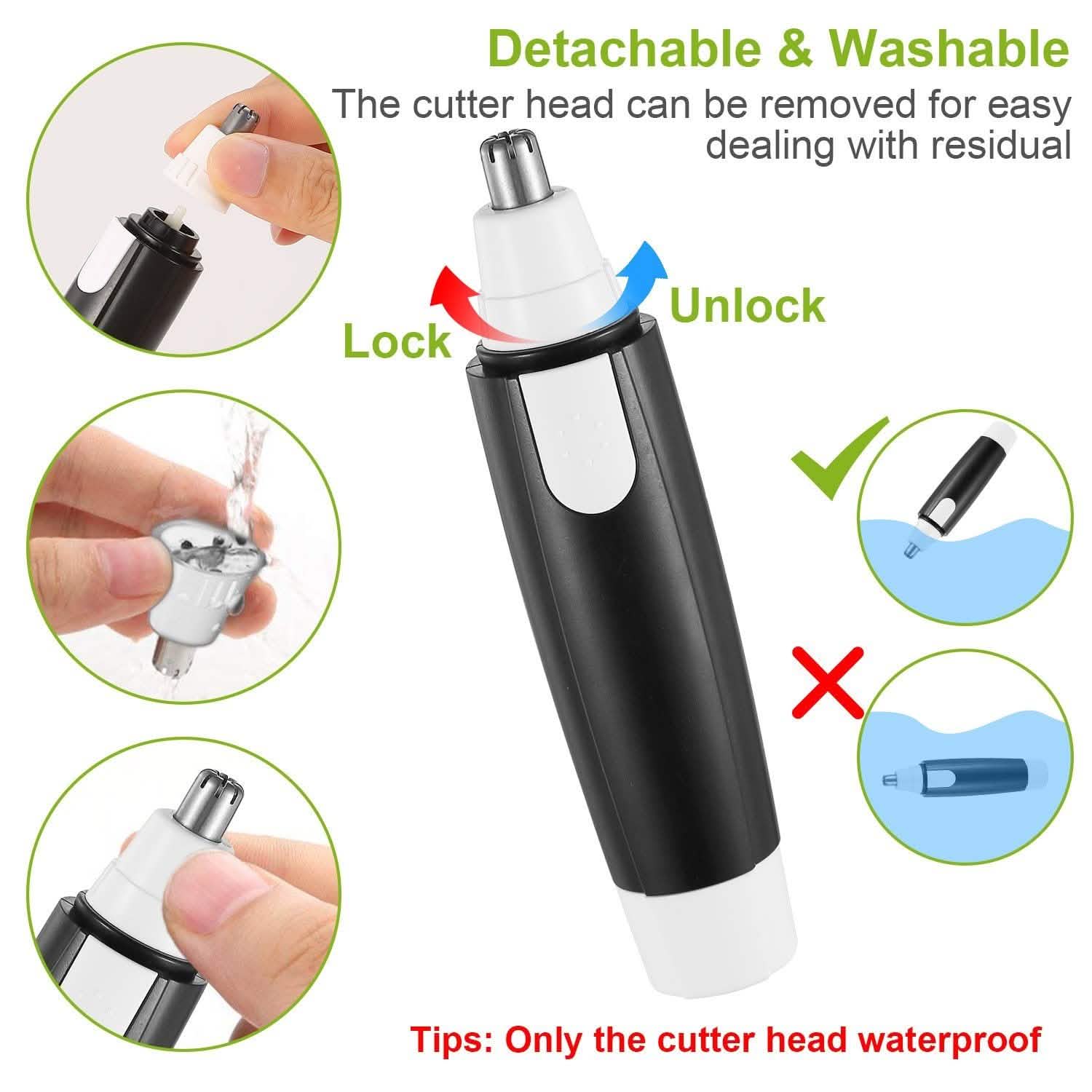 Electric Nose, Ear and Hair Trimmer