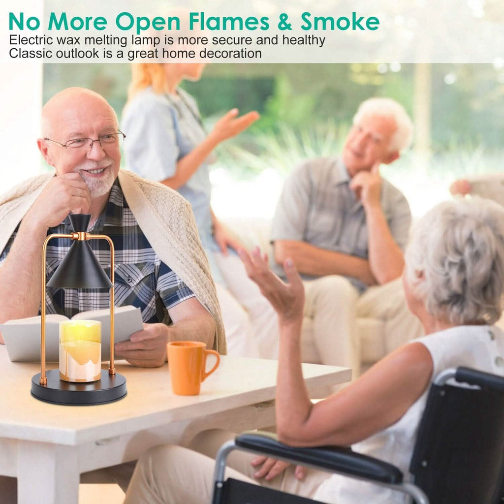 Electric Wax Melt Warmer Lamp Dimmable with 2 GU10 Bulbs
