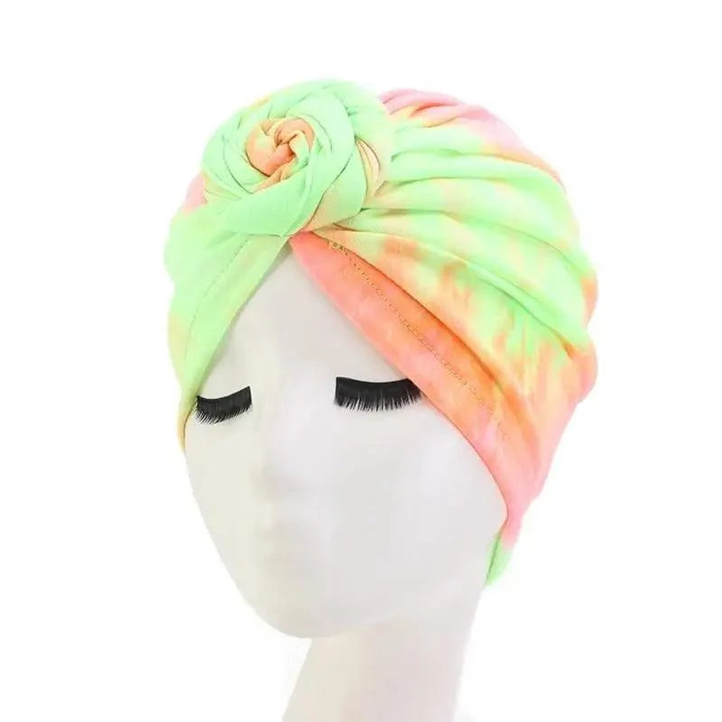 Elegance Mommy And Kids Turban Hat Cap With Big Bow Soft Cute Knot Nursery Beanie Knotted Headban