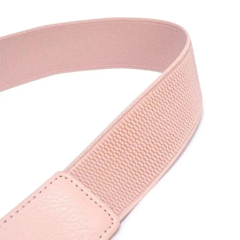 Elegant PU Leather Elastic Women Dress Belts Fashion Stretchy Thick Waist Dress Plus Size Waistbands For Women