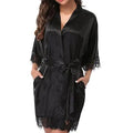 Elegant White Short Soft Women Bathrobes Vintage Design Sleepwear Lightweight Bridesmaid Robes Comfortable Ladies Bathrobe