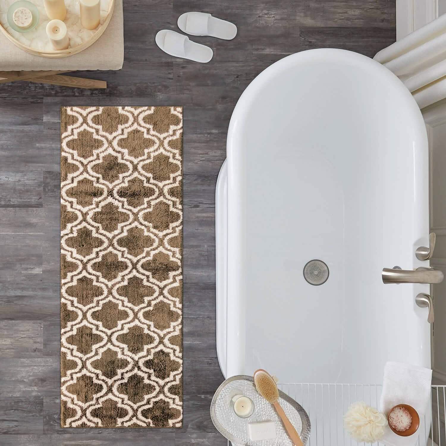 Elise Collection Diamond Design JQ Bathmat