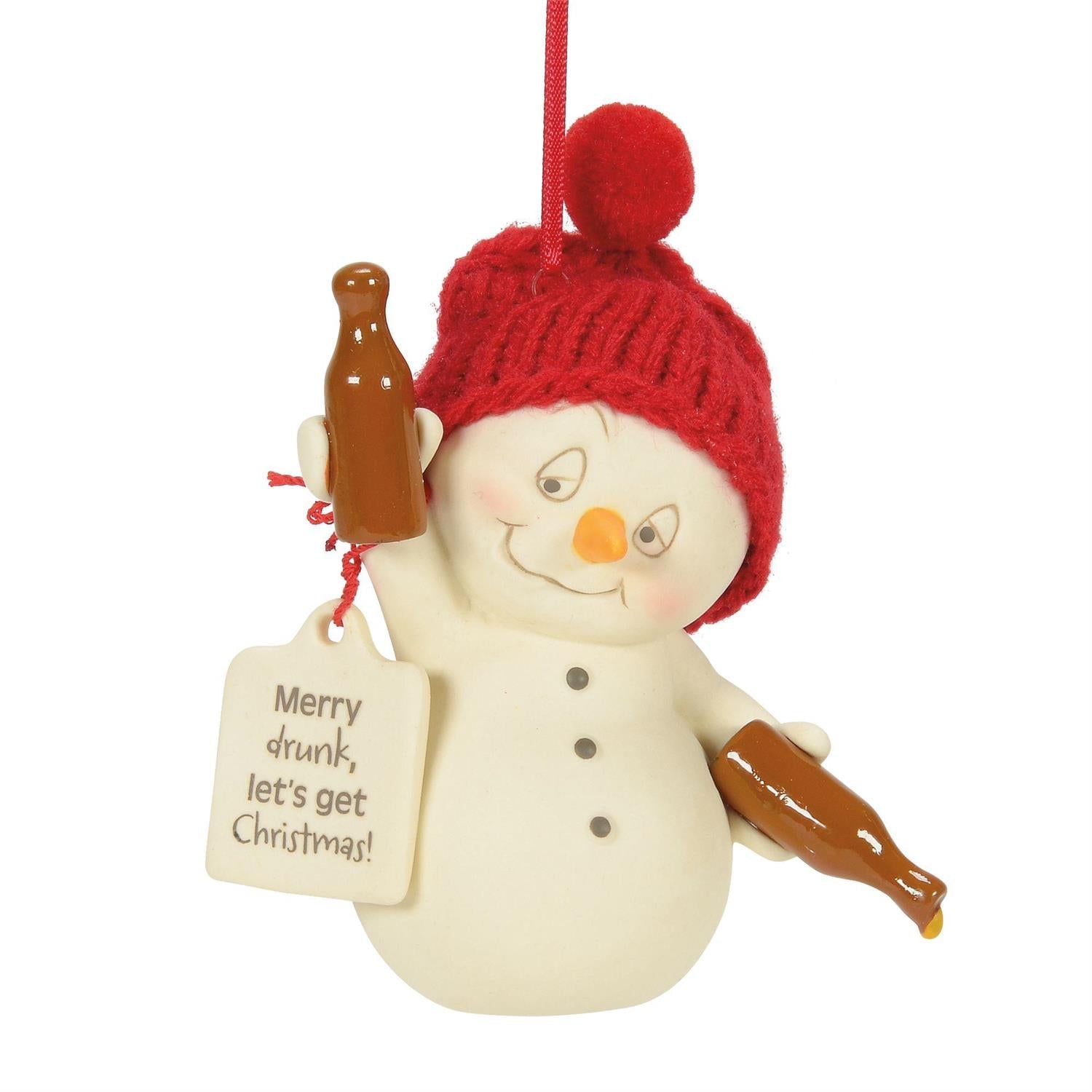 Merry Drunk - Lets Get Christmas - Ornament