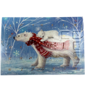 Polar Bear Cozy Joy Advent Miniature Calendar Card