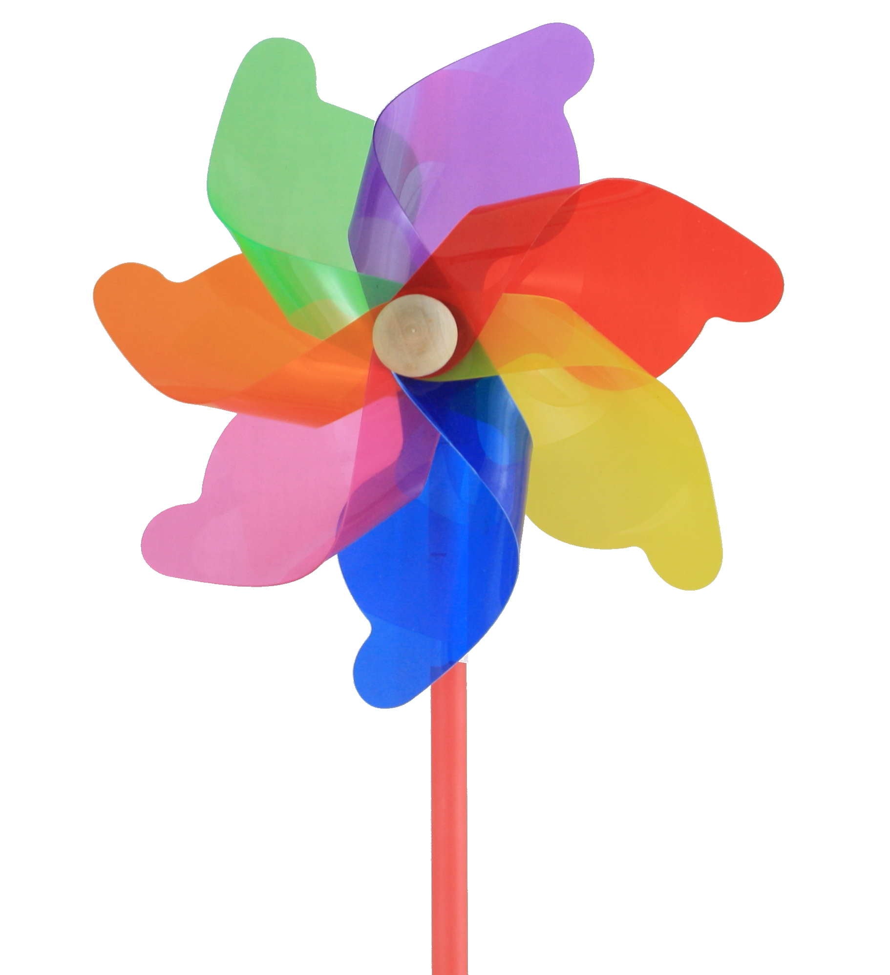 PVC Pinwheel - Blue Gingham